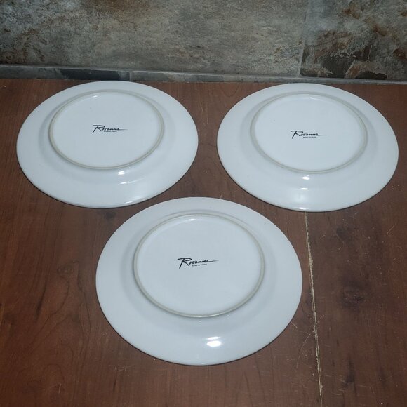 Rosanna Studio Champagne Wine and Cheese 8” Plates Luncheon Snack Set of 3 - Picture 3 of 11
